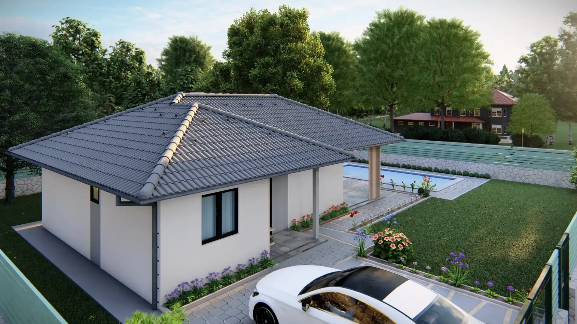 3D render — Kuća Anđa