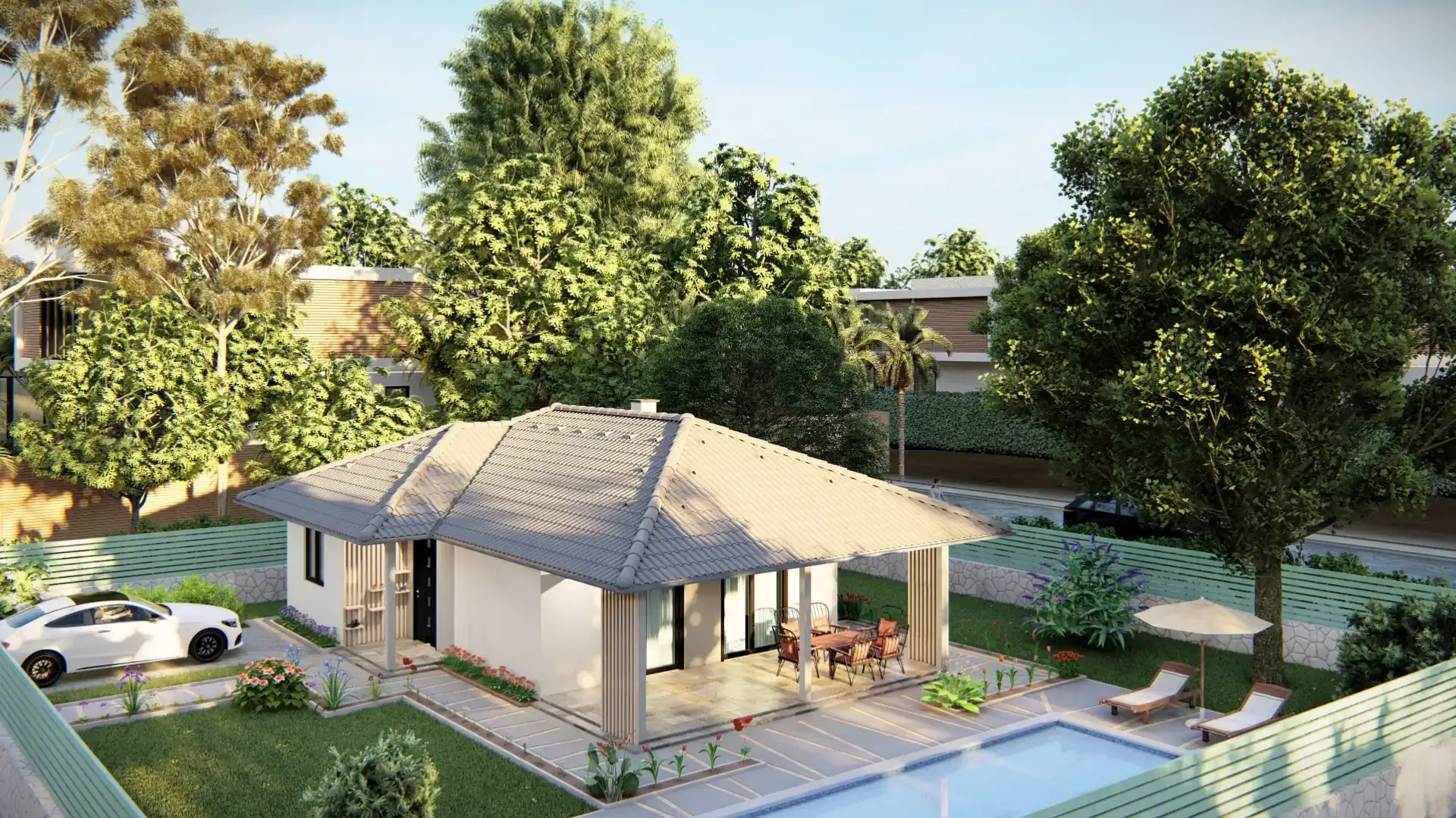 3D render — Kuća Anđa