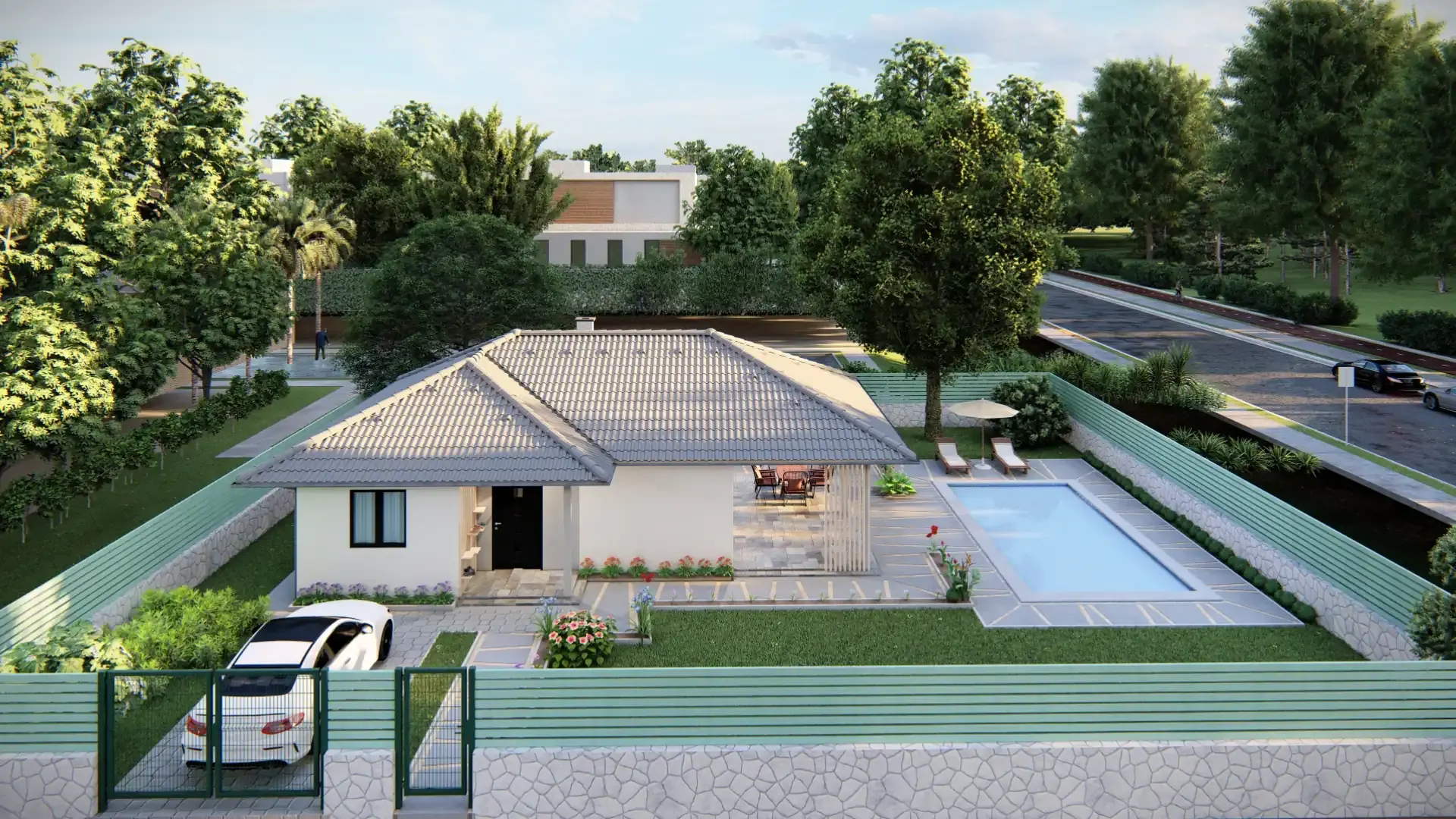 3D render — Kuća Anđa