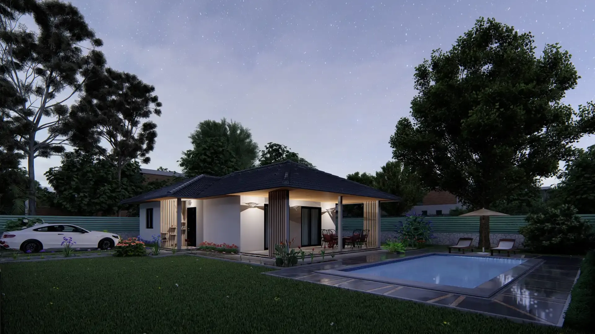3D render — Kuća Anđa
