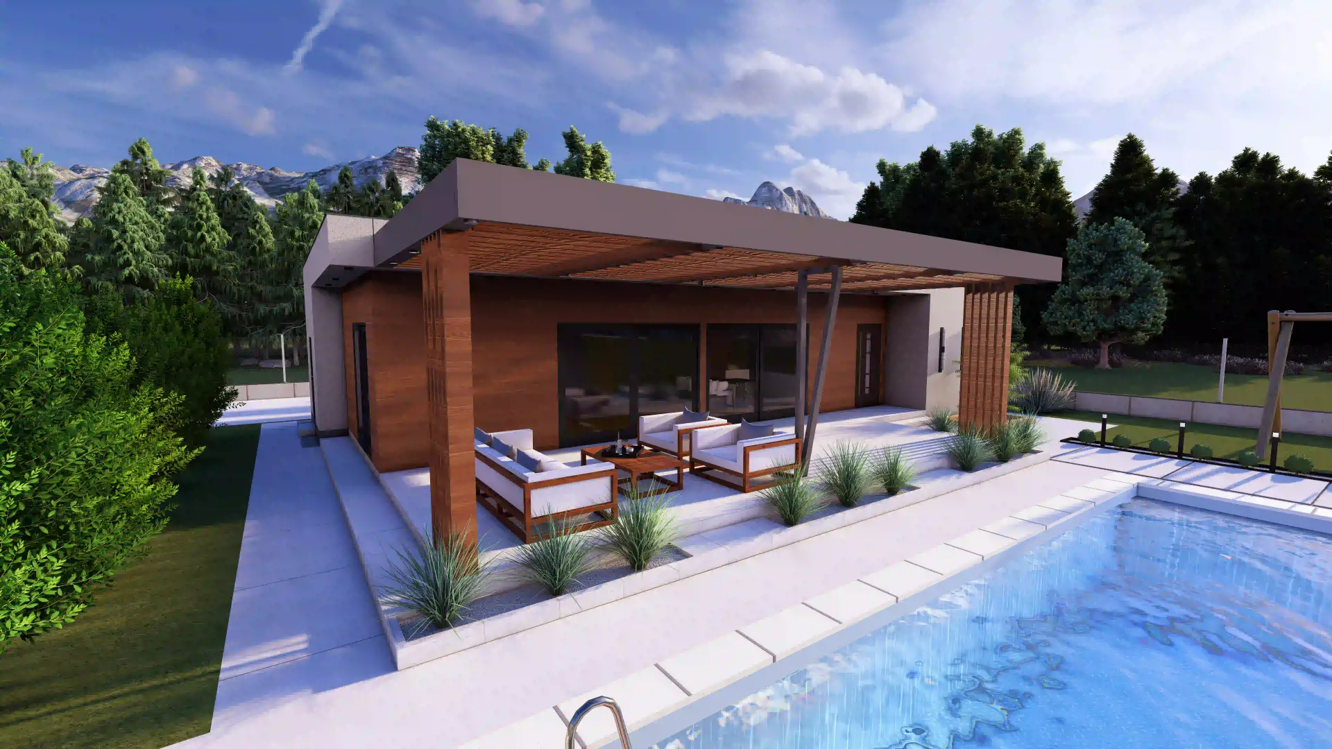 3D render — Villa Bellavista