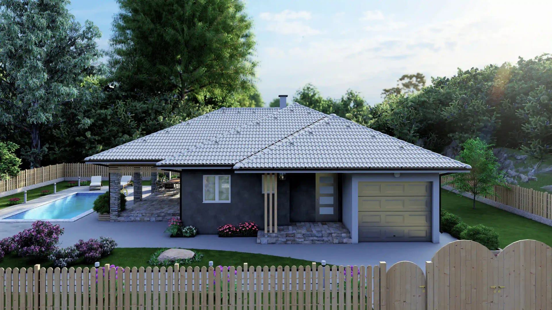3D render — Kuća Iva