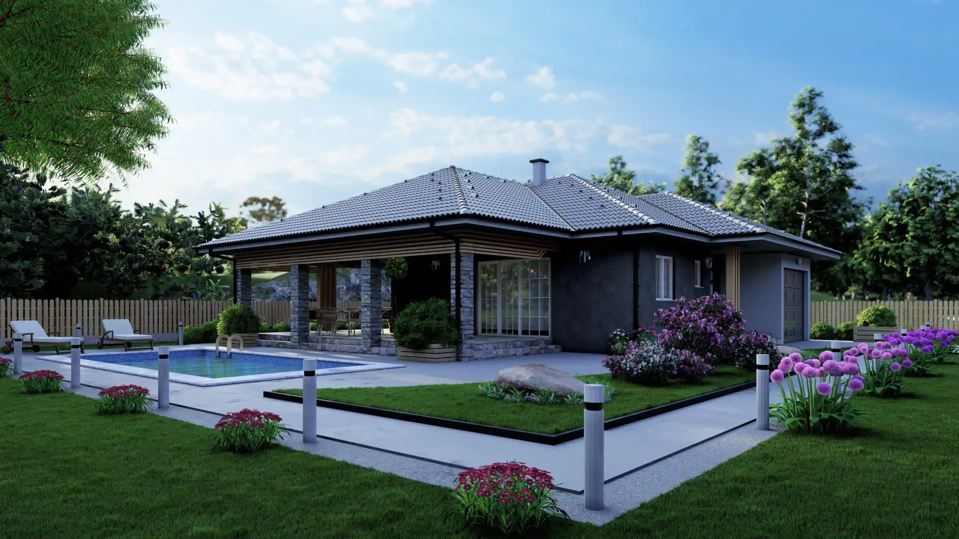 3D render — Kuća Iva