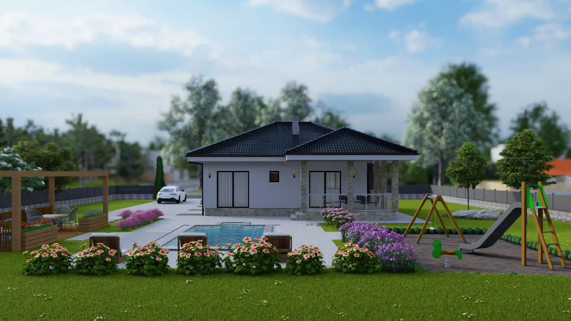3D render — Kuća Jana