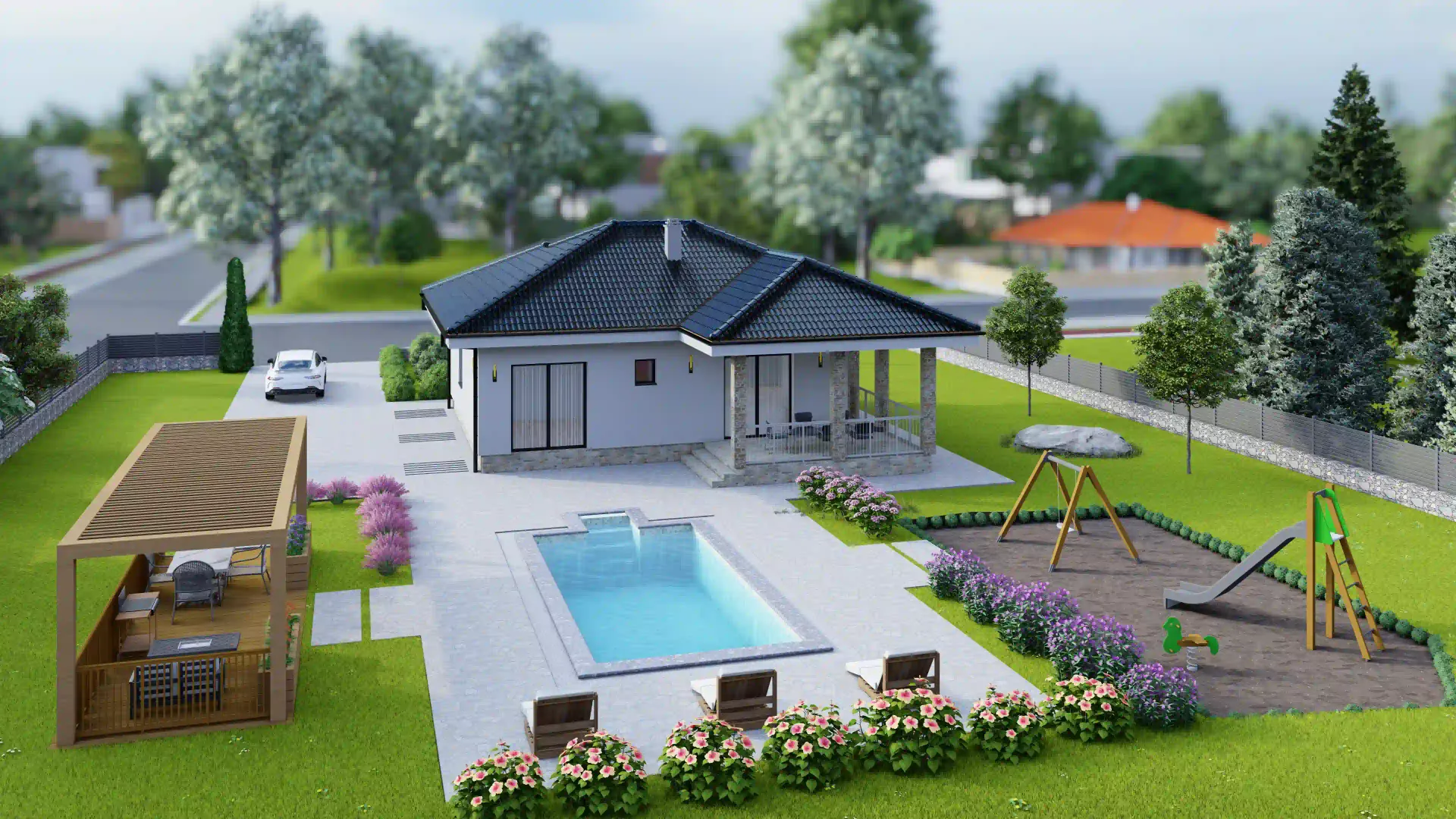 3D render — Kuća Jana