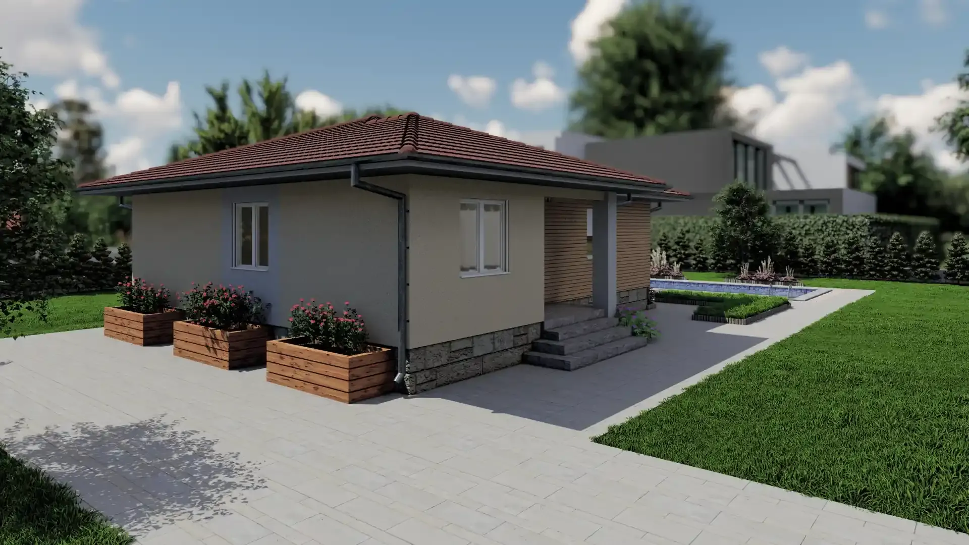 3D render — Kuća Marta