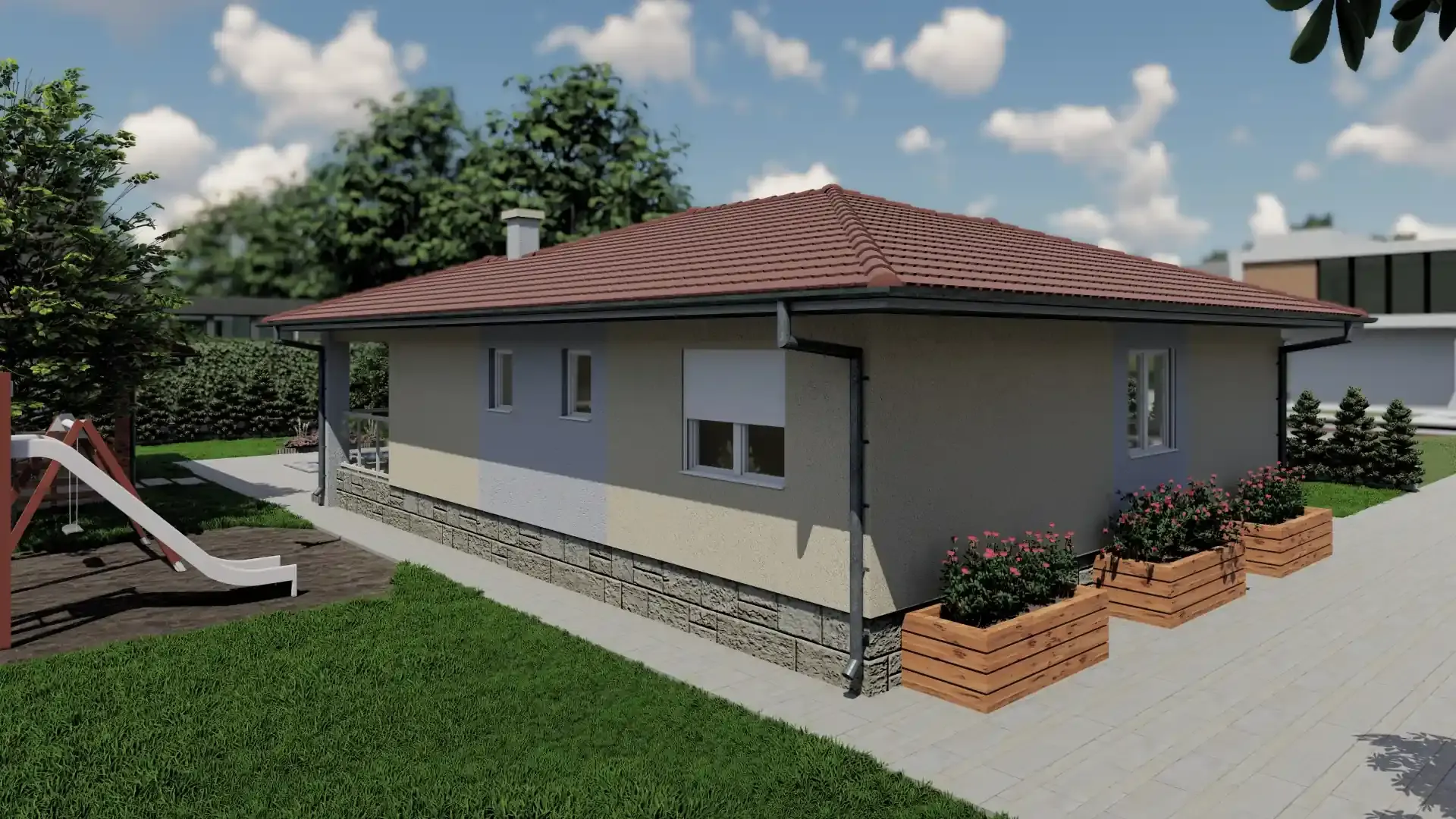 3D render — Kuća Marta