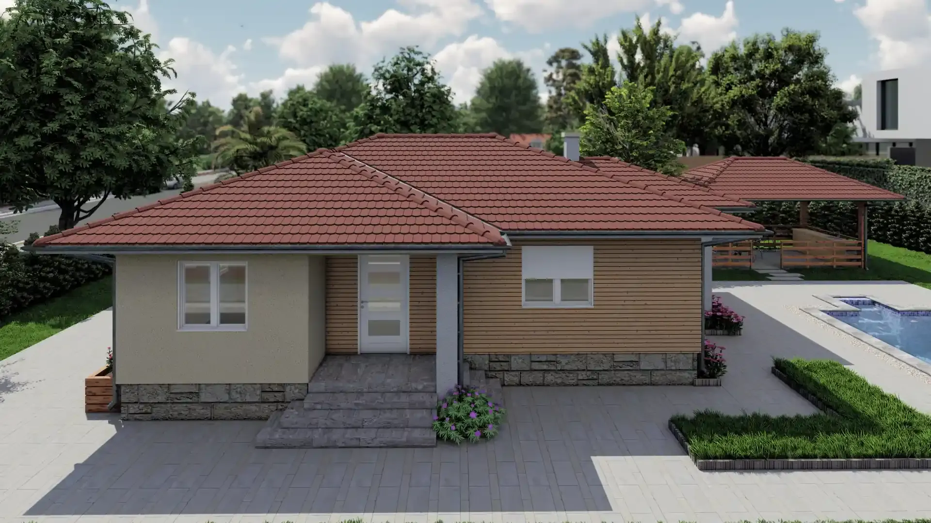 3D render — Kuća Marta