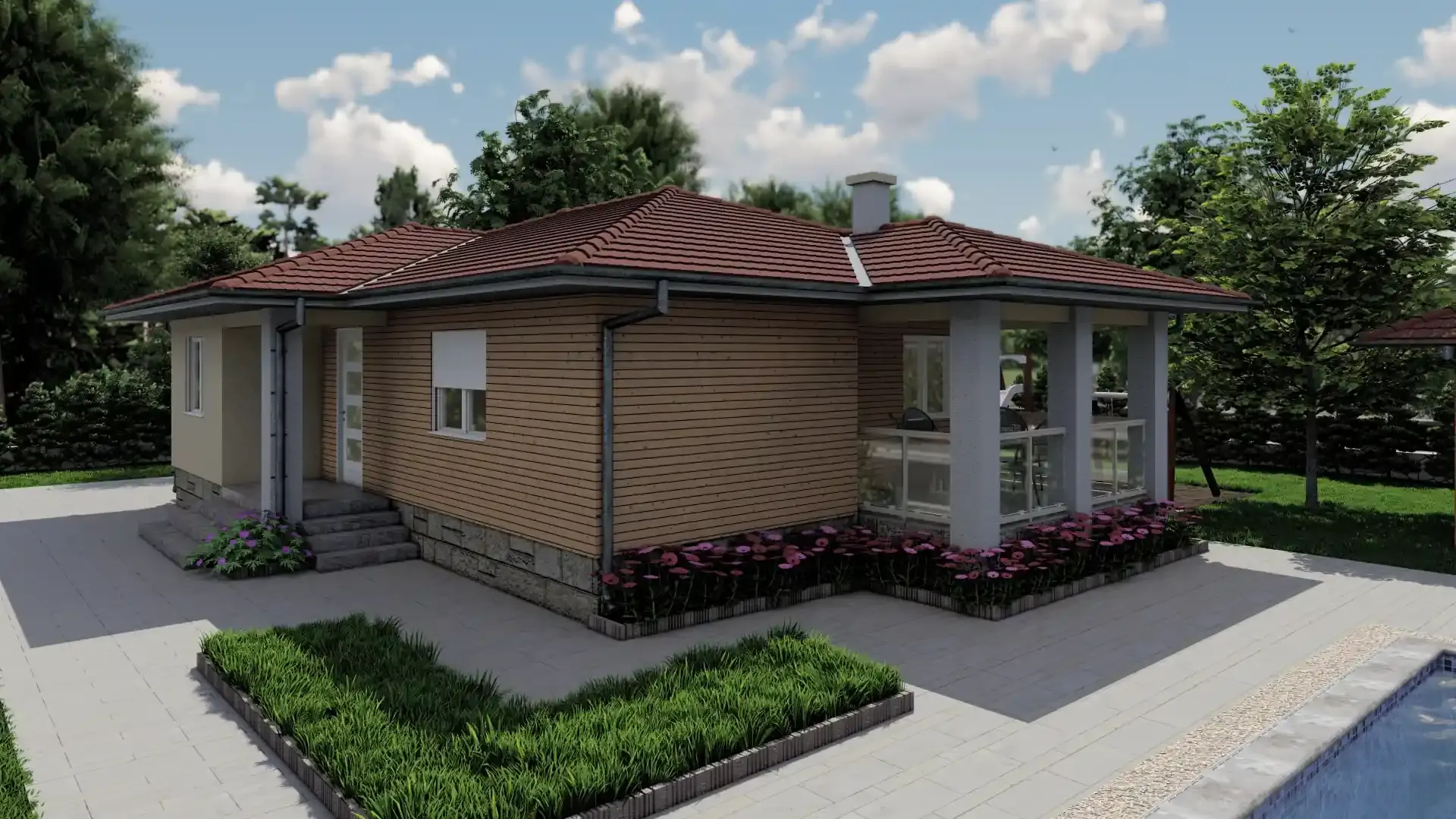 3D render — Kuća Marta
