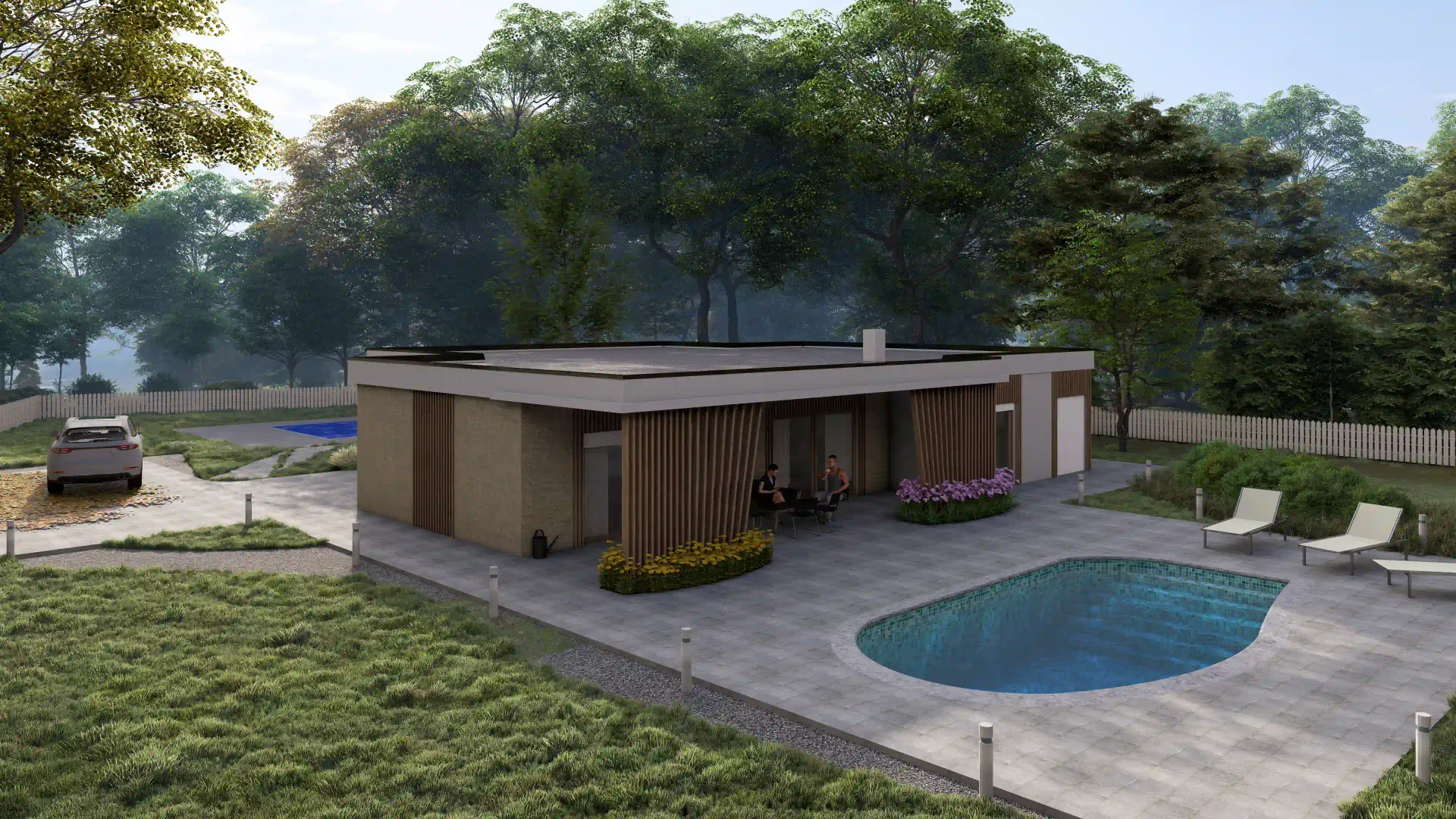 3D render — Kuća Melani