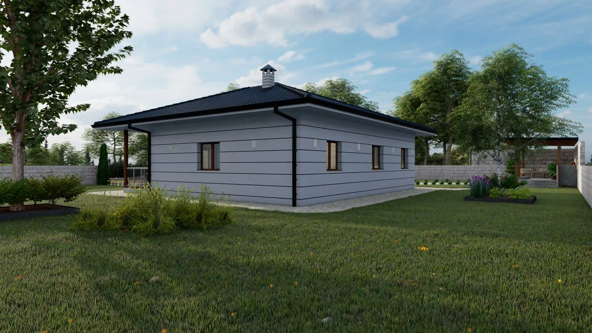 3D render — Villa Mira