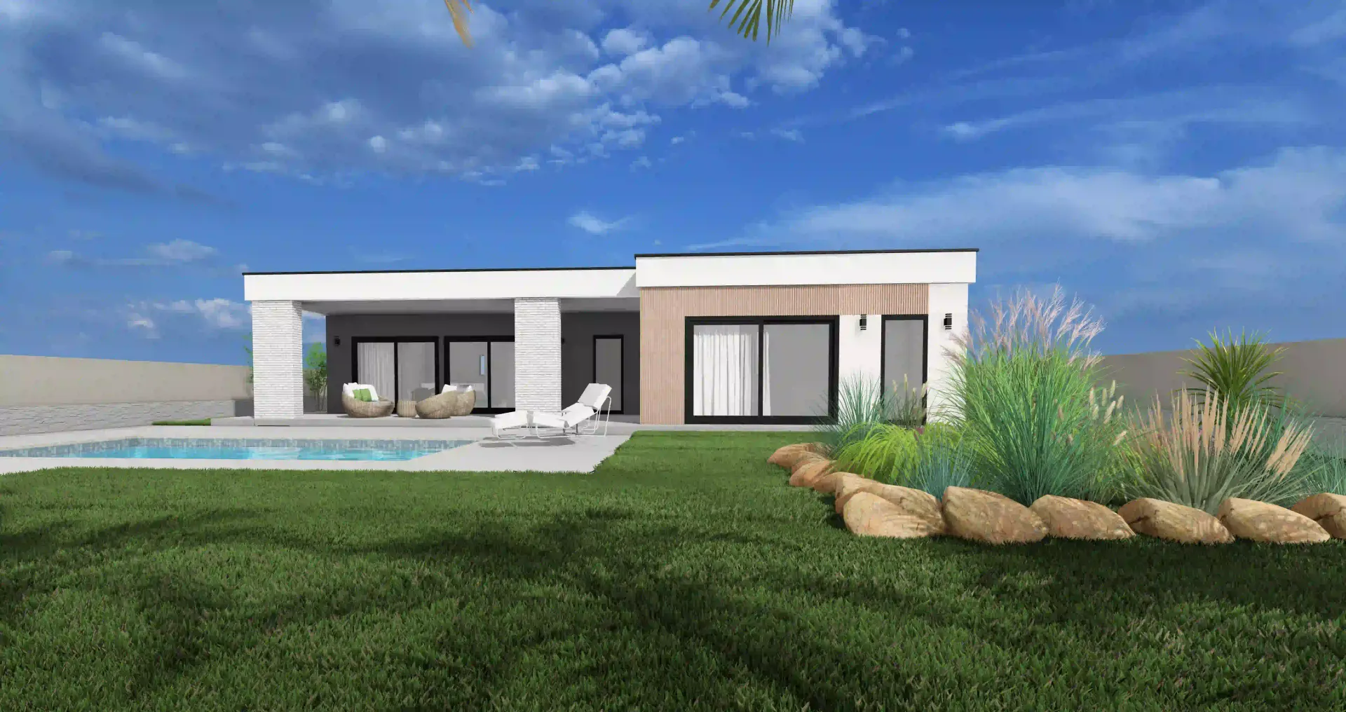 3D render — Vila Tinna