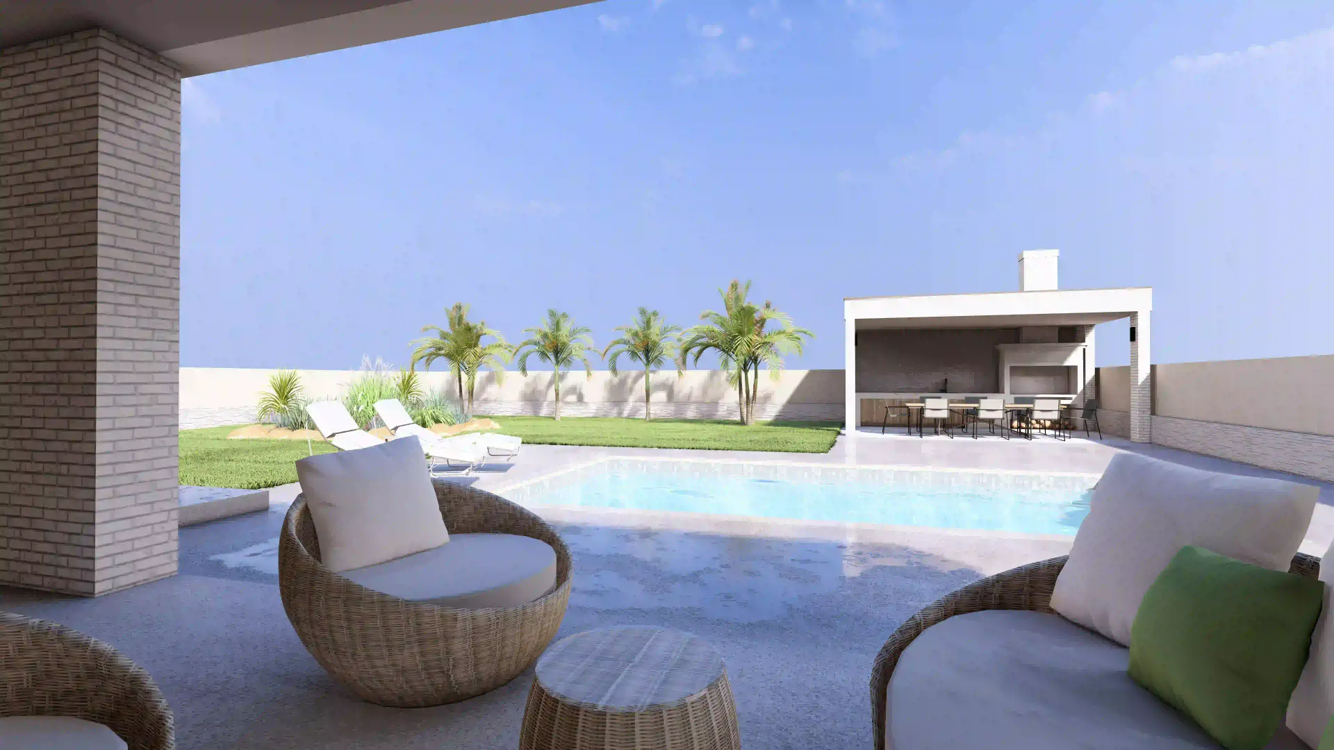 3D render — Vila Tinna